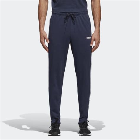 du0460 adidas|adidas Sports Knit Long Pants Blue White DU0460 .